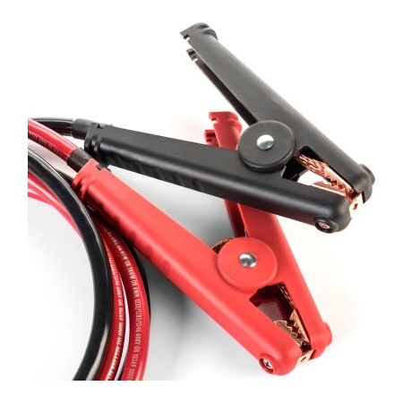 Spartan Power Heavy Duty Jumper Cables, 4 AWG, 15 Ft, Black & Red